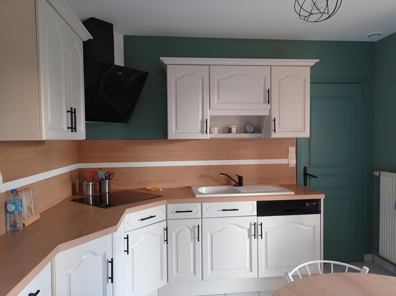 Cuisine en chêne massif relookée Bonchamp-lès-Laval