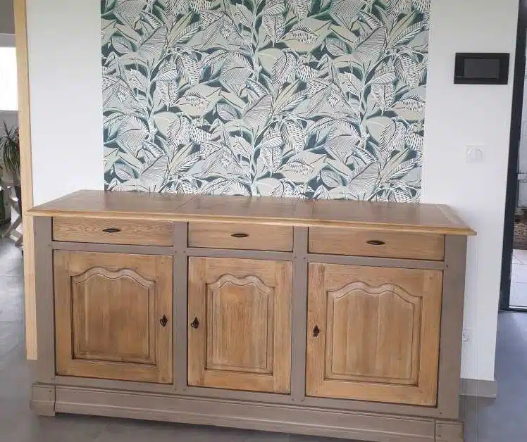 Enfilade en chêne massif style campagnard