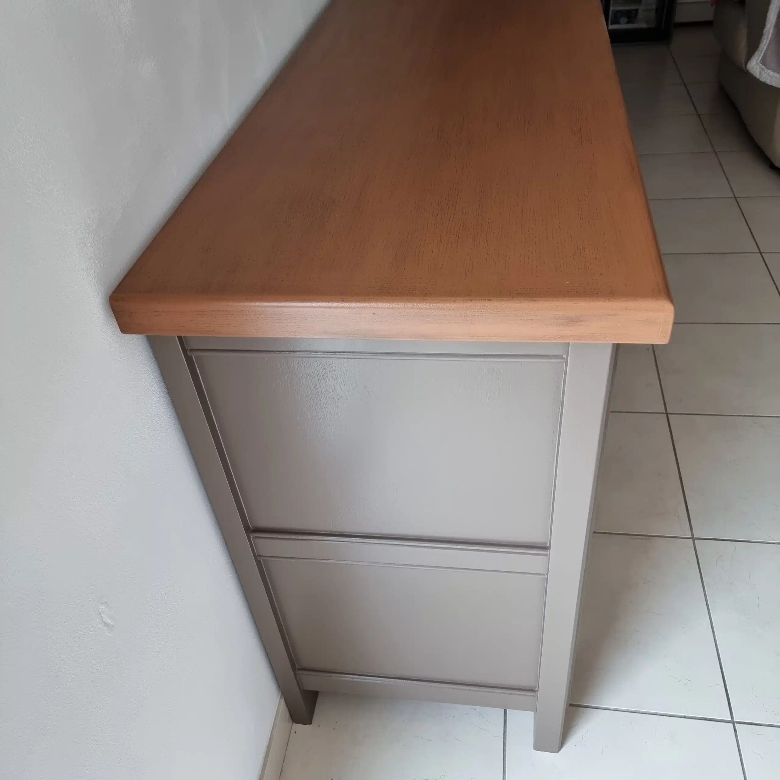 Enfilade en chêne personnalisée aux teintes “automnales” – Image 2