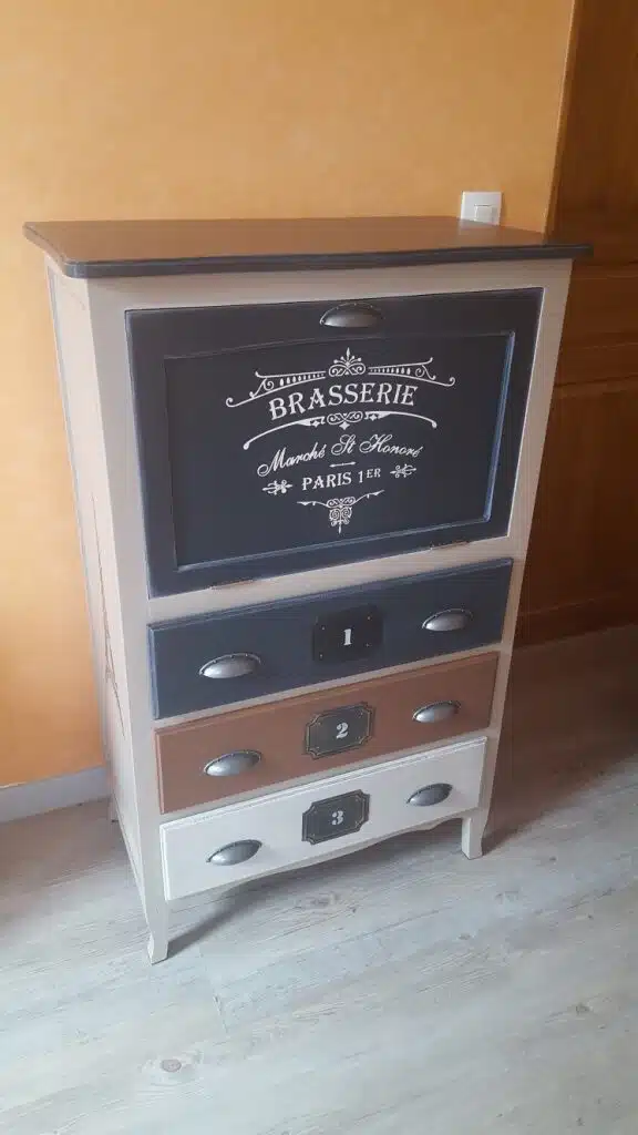 Secrétaire commode esprit industriel – Image 3