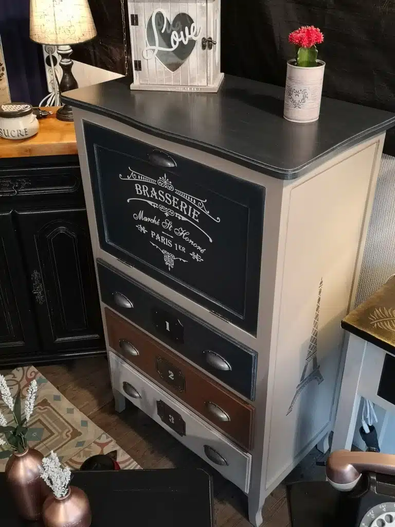 Secrétaire commode esprit industriel