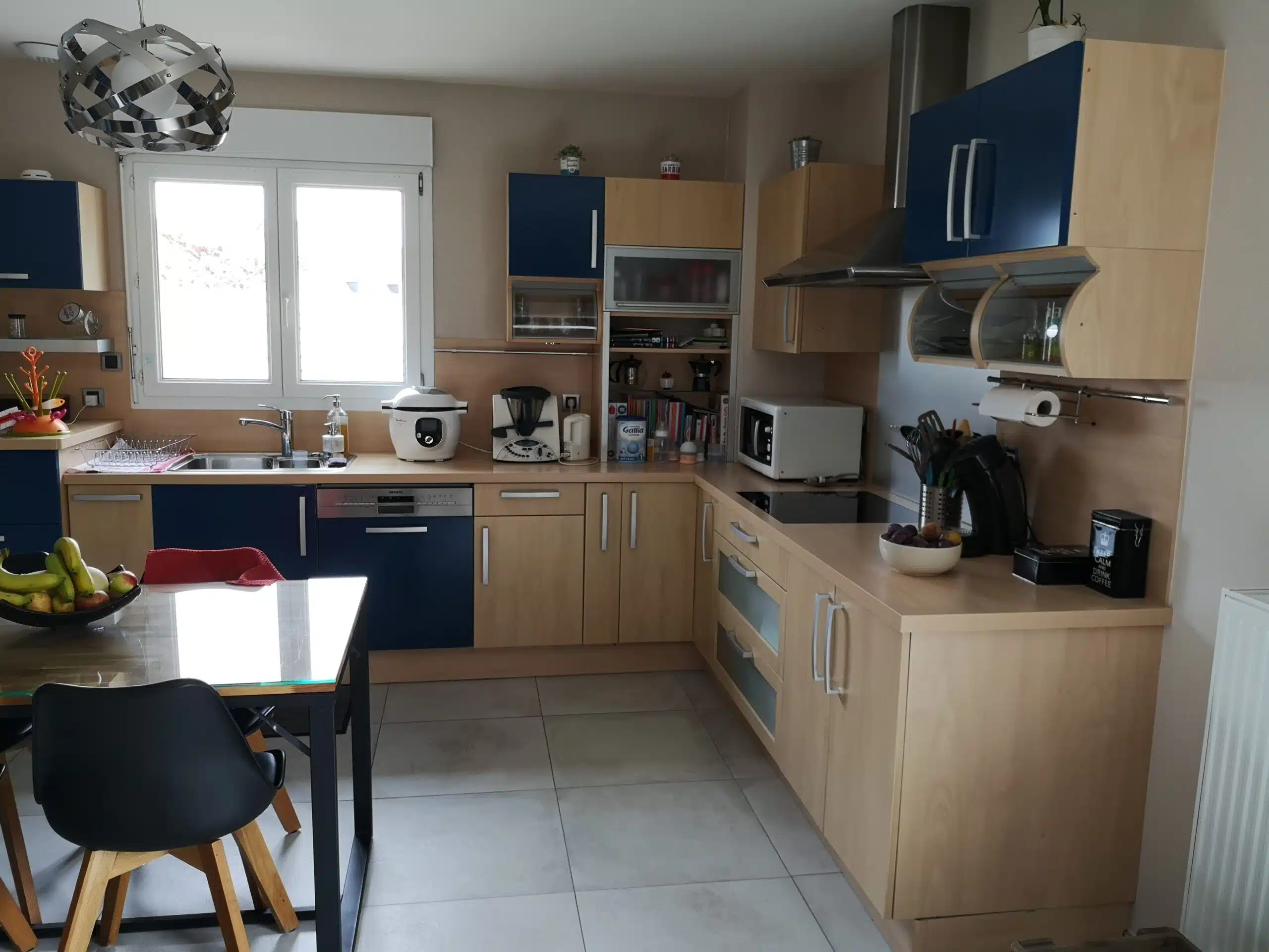 Cuisine portes stratifiées relookées