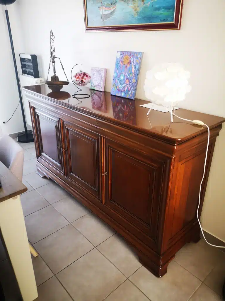 Enfilade merisier style Louis Philippe relookée façon “contemporaine” – Image 2