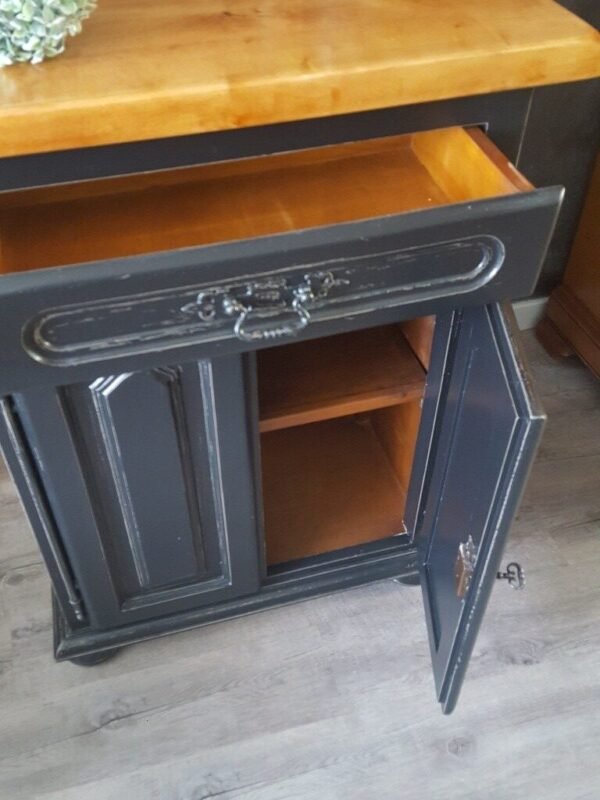 Meuble d’appoint style industriel shabby – Image 3