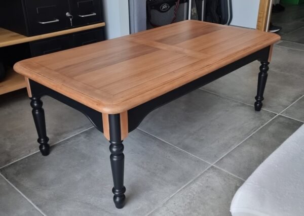 Table basse merisier style Louis Philippe tendance actuelle – Image 5