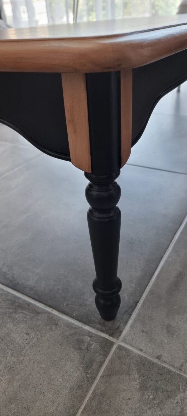 Table basse merisier style Louis Philippe tendance actuelle – Image 4