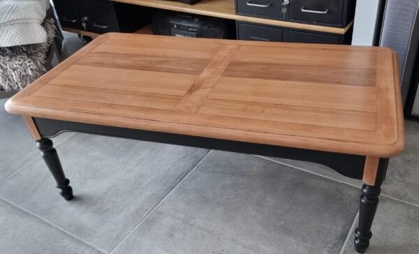 Table basse merisier style Louis Philippe tendance actuelle – Image 3