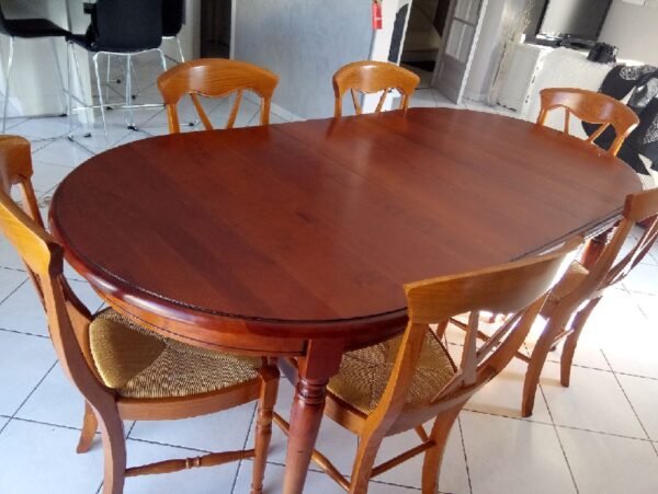 Table Louis Philippe en merisier patinée – Image 2