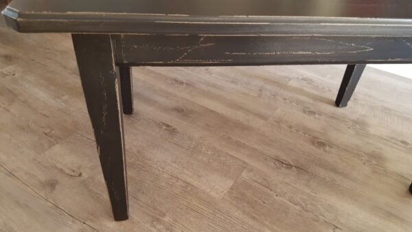 Table basse merisier relookée “shabby” – Image 3
