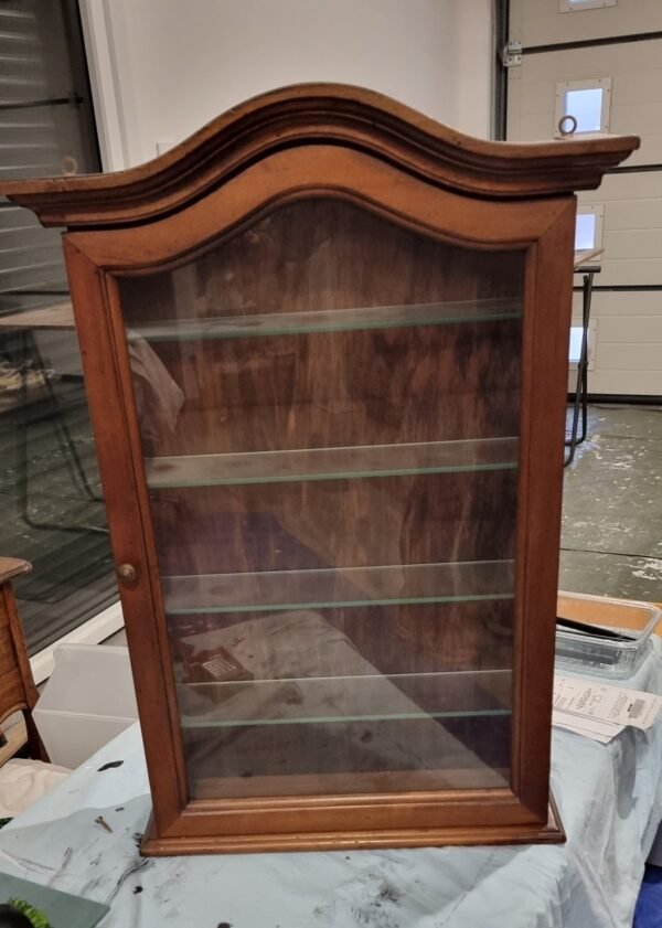Vitrine murale ancienne effet usé “Chalk Paint” – Image 2