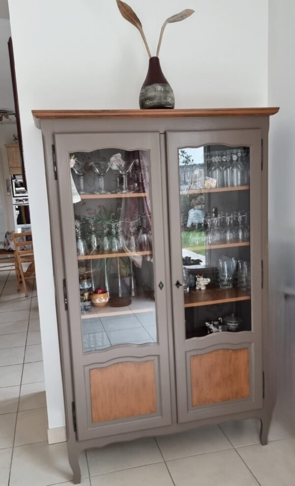 Argentier en chêne personnalisé aux teintes “automnales”