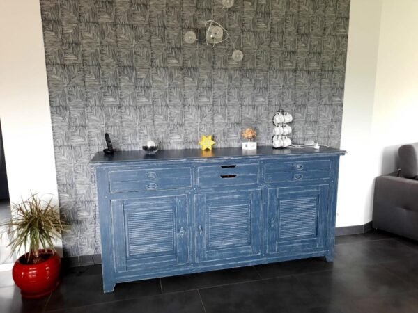 “Shabby anthracite” – Buffet style colonial – Image 3
