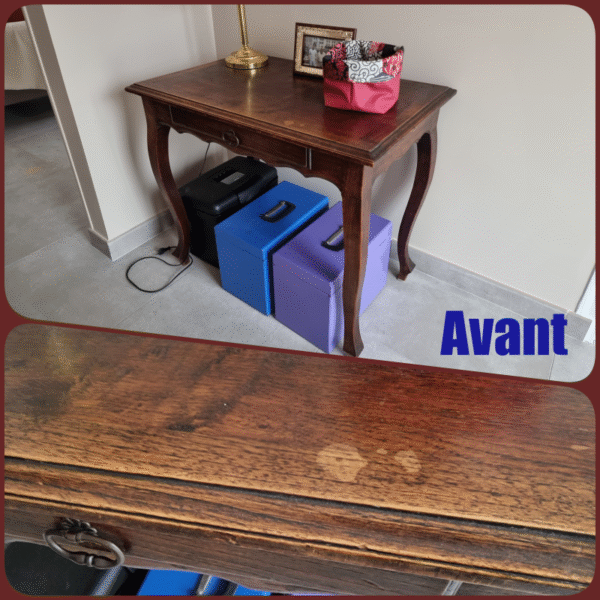 Bureau en chêne ancien relooké – Image 2
