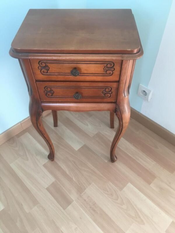 Chevet merisier style Louis XV – Image 2