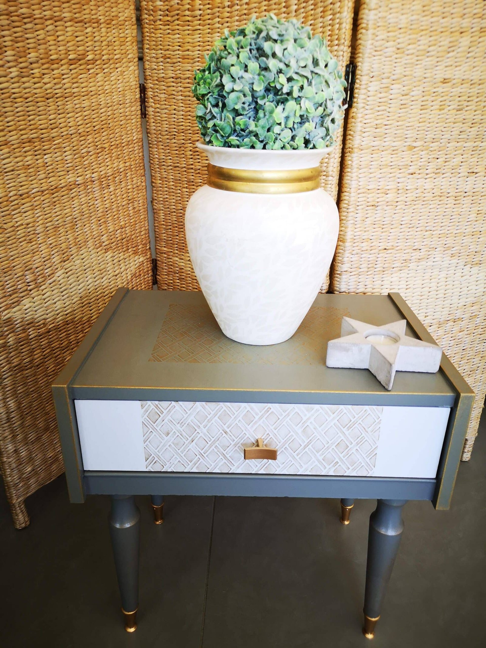 Chevet vintage “années 50/60” revisité