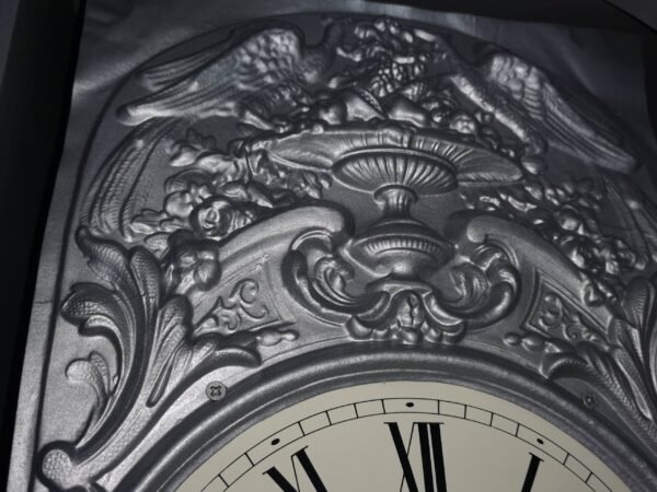 Comtoise ancienne en chêne relookée basalte – Image 3