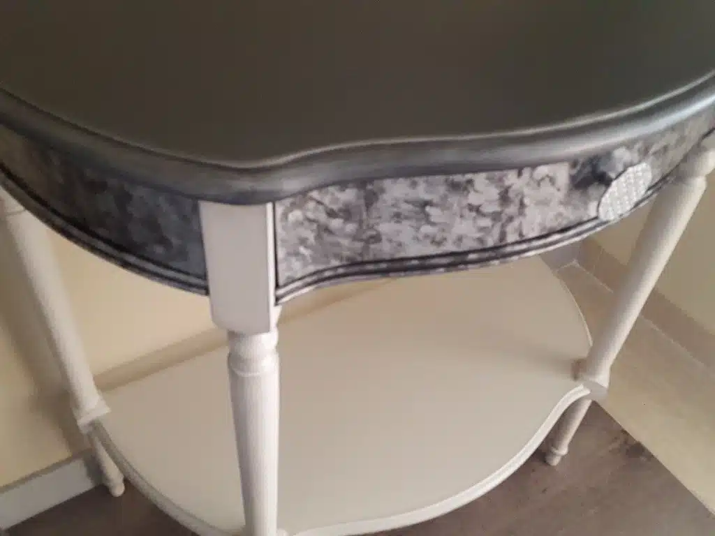 Console en merisier customisée – Image 3