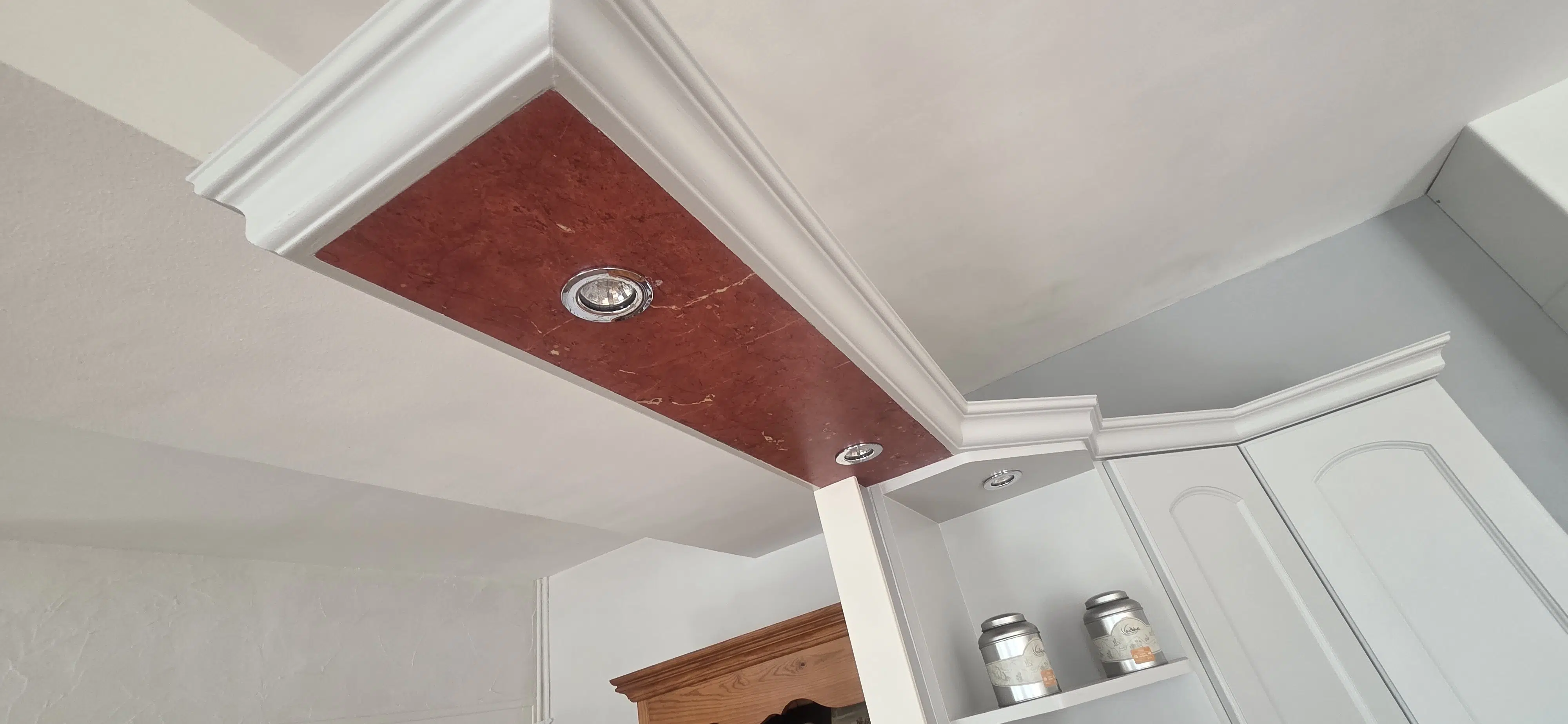 Cuisine en chêne relookée perle – Image 5