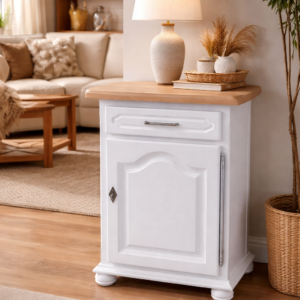 Confiturier en merisier revisité dans un esprit contemporain