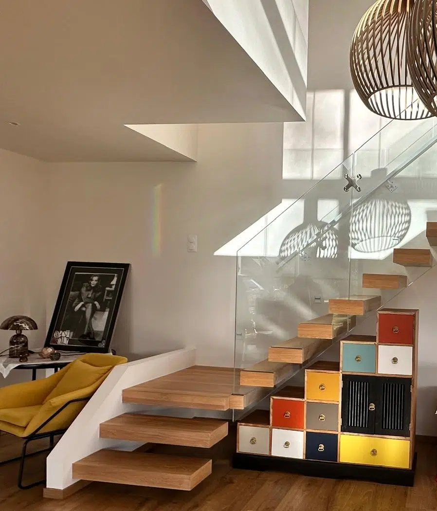 Meuble escalier revisité haut en couleurs – Image 5