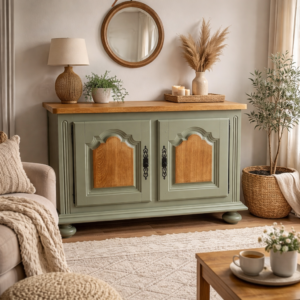 Buffet en chêne massif revisité